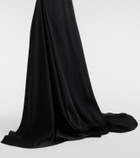 McQueen Draped embellished gown