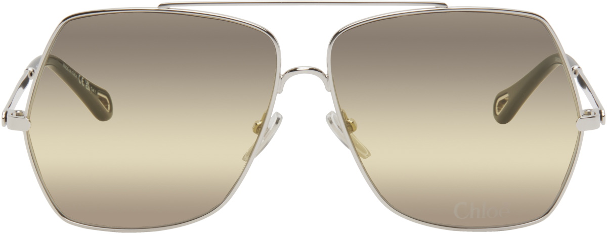 Chloé Silver Aly Sunglasses