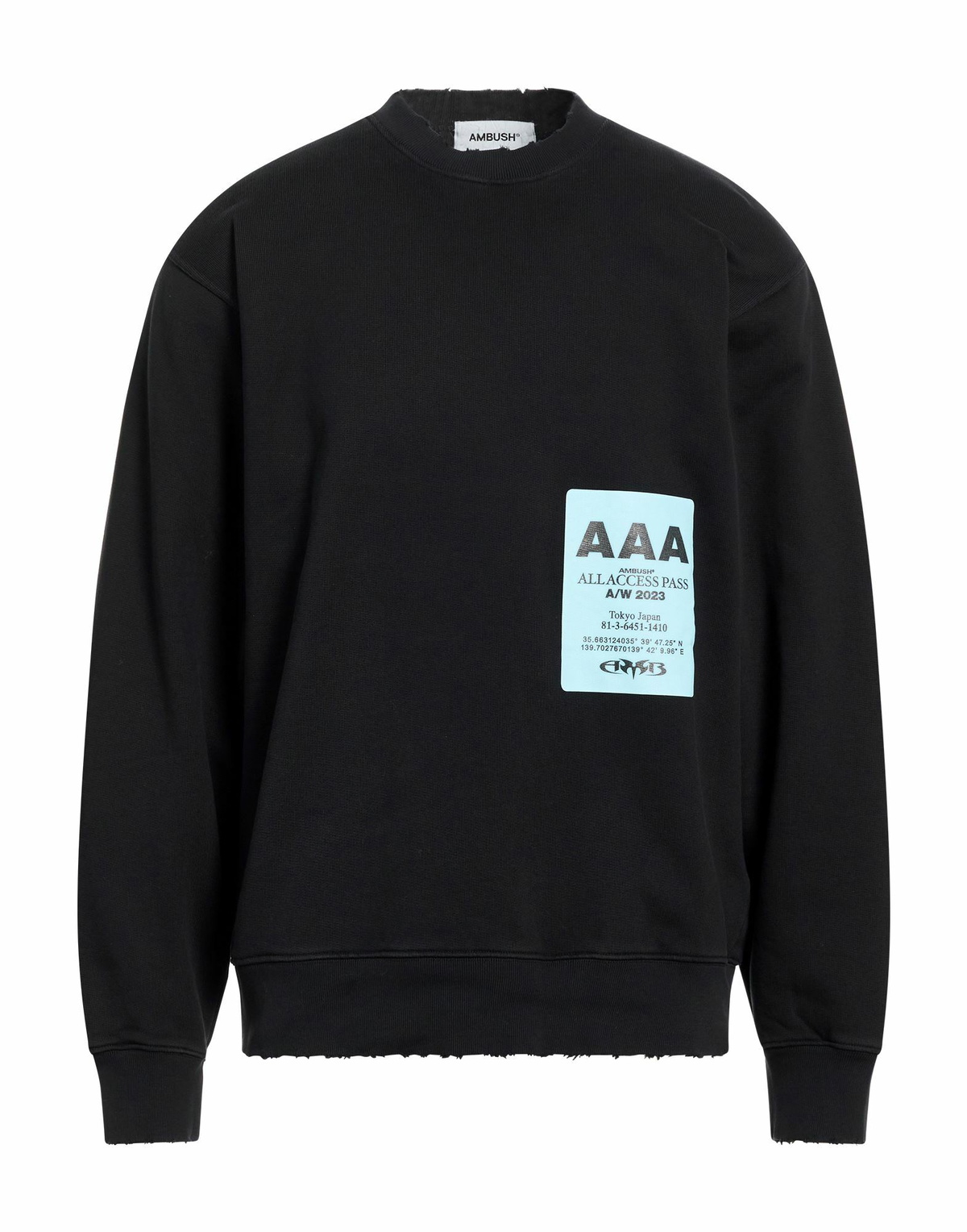 Ambush Mens Sweatshirt in Black