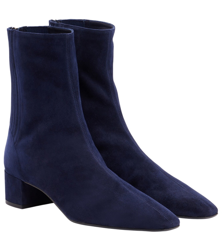 Photo: Aquazzura Saint Honoré suede ankle boots