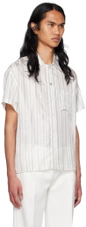 Coperni White Striped Shirt