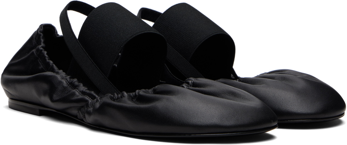 ALAINPAUL Black Merce Ballerina Flats