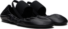 ALAINPAUL Black Merce Ballerina Flats