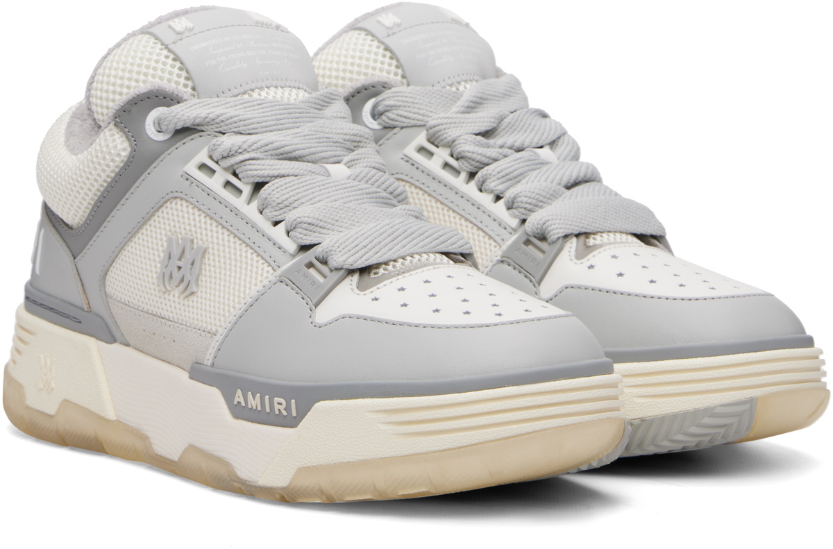 AMIRI Off-White & Gray MA-1 Sneakers