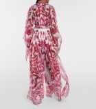 Dolce&Gabbana Majolica silk maxi dress