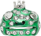 Collina Strada Green Frog Prince Ring