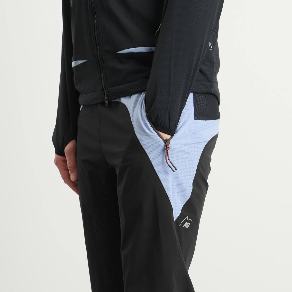 CAYL Men's x New Balance 2 in 1 Running Trousers in Black