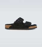 Birkenstock Men - Arizona suede and shearling sandals