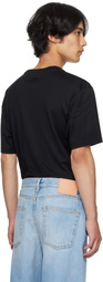 Mugler Black Boxy Corset T-shirt