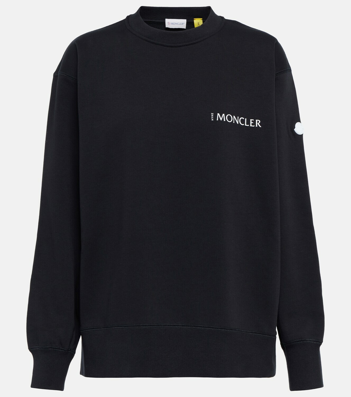 【MONCLER HYKE 4 GENIUS】SCUBALOGOスウェットシャツ Moncler Genius - 4 Moncler Hyke cotton-blend sweatshirt