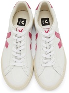 Veja White & Pink Esplar Sneakers