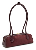 Alaïa Le Teckel Small Suede Shoulder bag - Burgundy - One Size