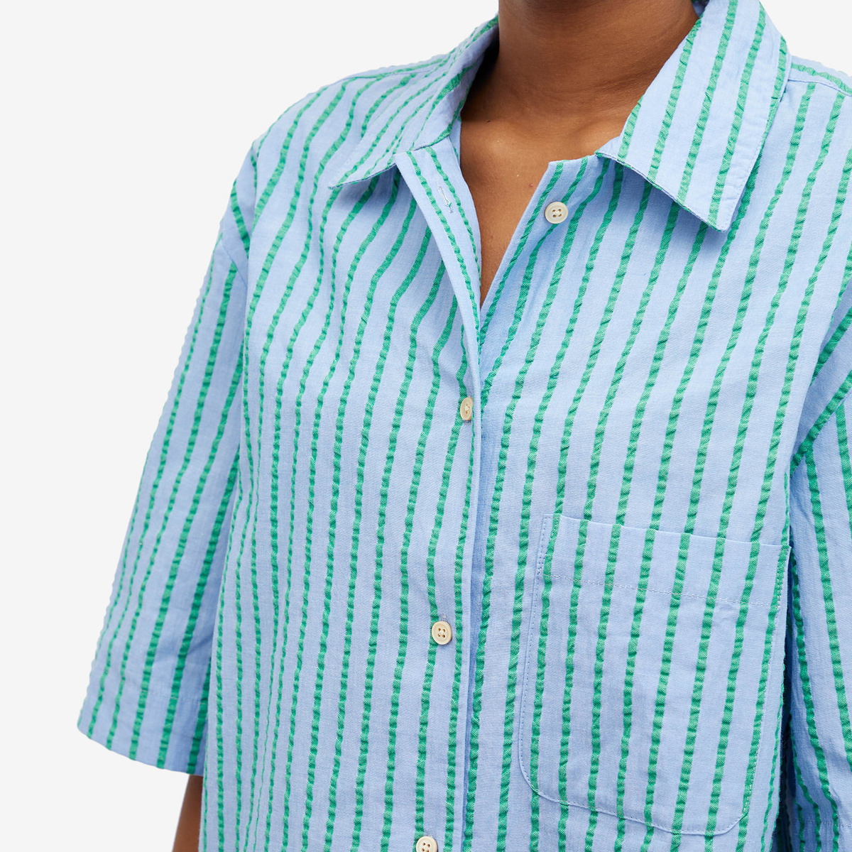 A Kind of Guise Women's Ljuba Shirt in Gordon Bleu Stripe