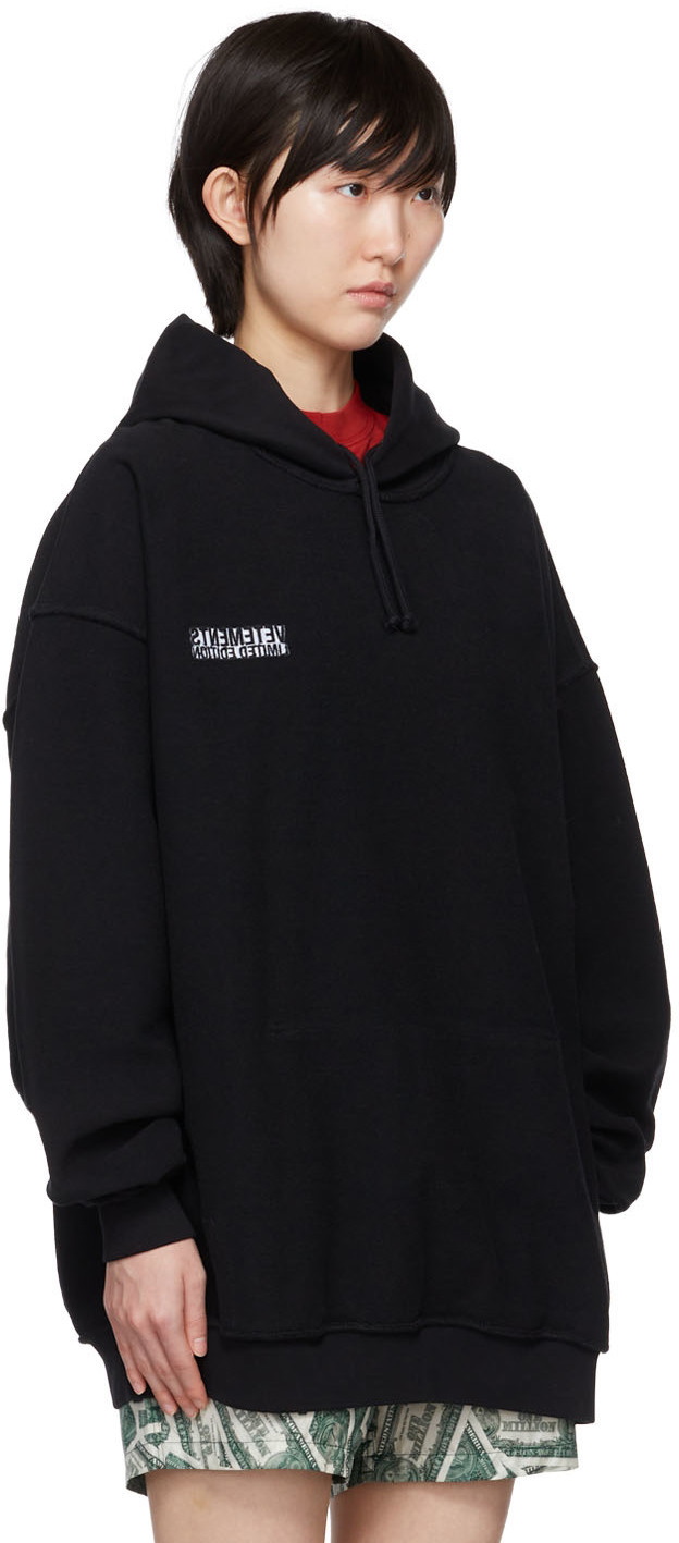 Vetements Inside Out Oversized Hoodie