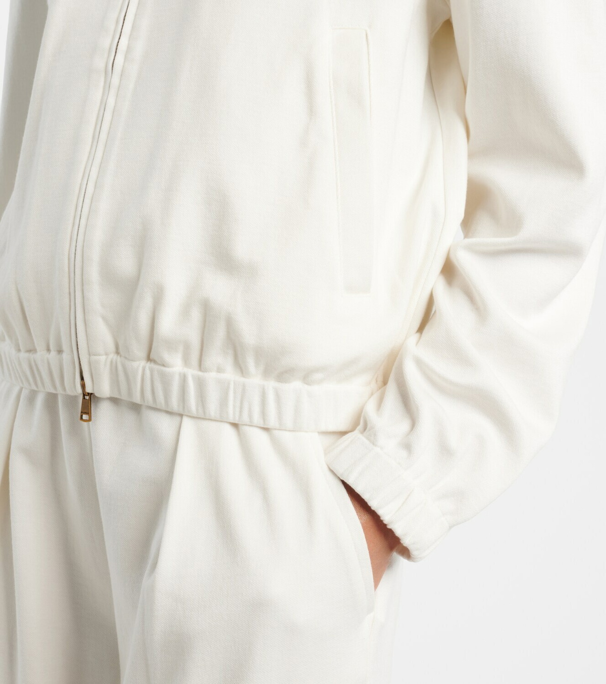Max Mara Cotton and silk-blend sweatshirt