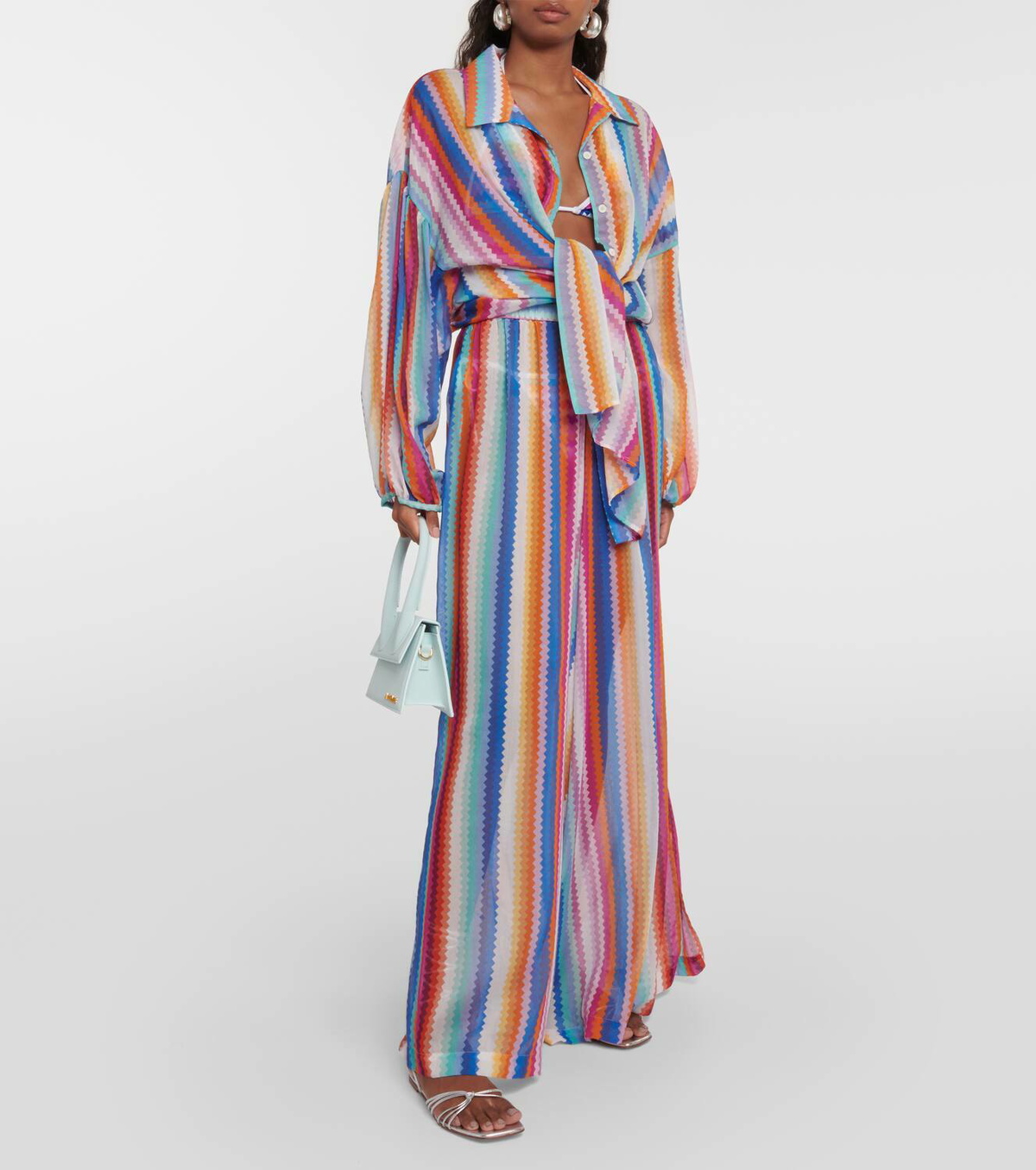 Missoni Mare Zig Zag cotton-blend shirt