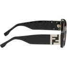 Fendi Black FF Squared Sunglasses