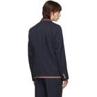Gucci Navy Whipcord Cover Blazer