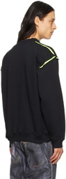 MSGM Black Fluorescent Sweatshirt