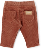 Chloé Baby Pink Corduroy Trousers