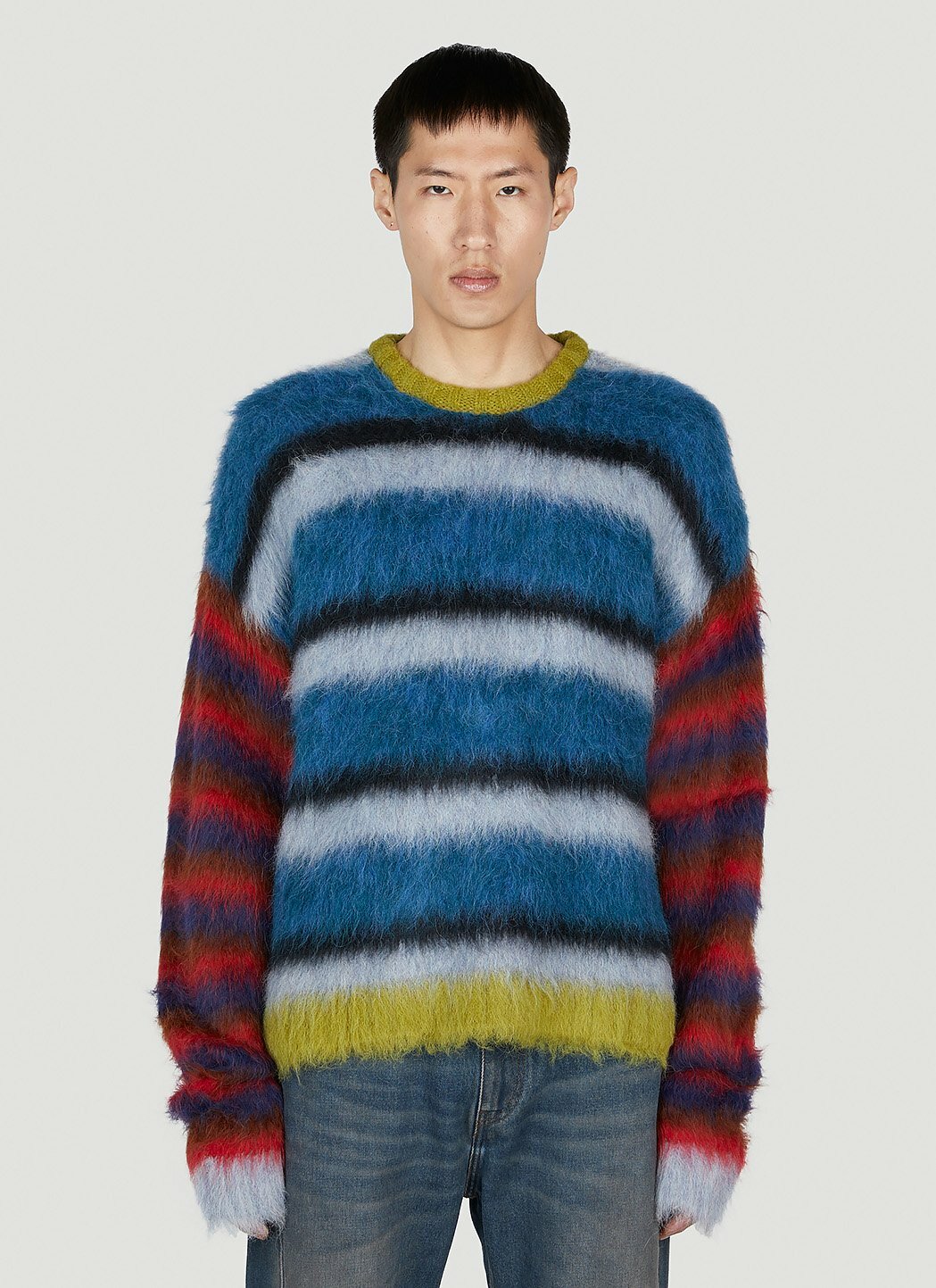 Brain Dead Blurry Lines Sweater