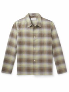 Our Legacy - Checked Linen and Cotton-Blend Shirt - Brown