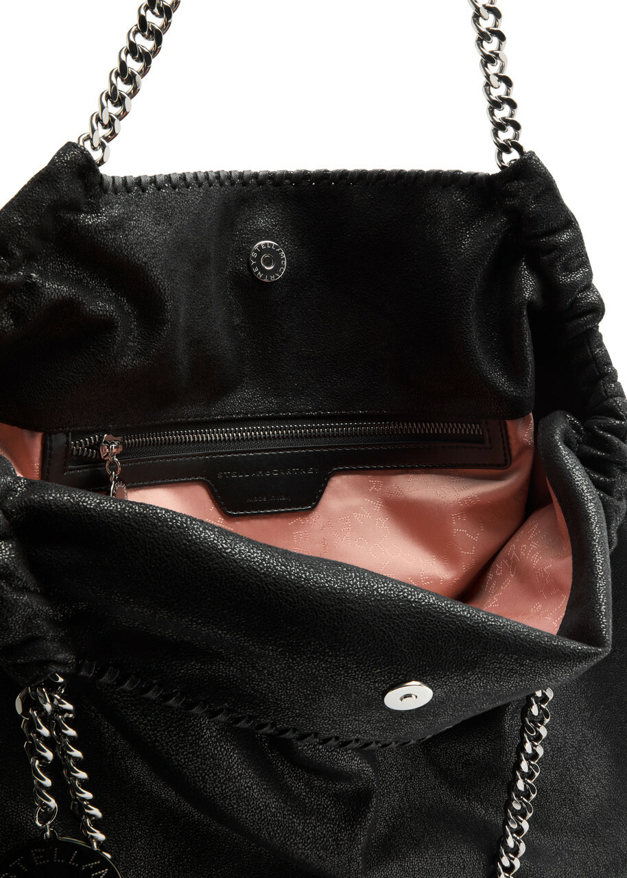 Stella Mccartney Falabella Drawstring Faux Suede Tote