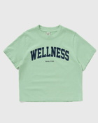 Sporty & Rich Wellness Ivy Cropped Top Green - Womens - Shortsleeves