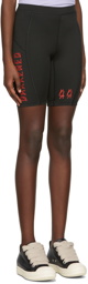 44 Label Group Black Nylon Shorts