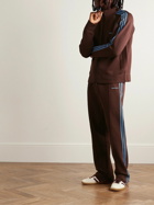 adidas Consortium - Wales Bonner Slim-Fit Straight-Leg Striped Recycled Knitted Sweatpants - Brown