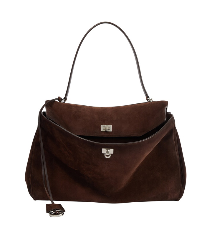 Photo: Balenciaga Rodeo suede tote bag