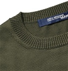 Junya Watanabe - Printed Cotton Sweater - Men - Green