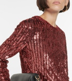 Etro - Sequined top