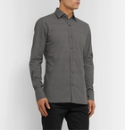 TOM FORD - Printed Cotton and Lyocell-Blend Shirt - Black