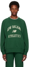 New Balance Green Athletics Varsity Sweatshirt