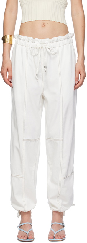 Photo: rag & bone White Ultra Featherweight Jordan Jeans