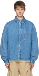 JACQUEMUS Blue Les Classiques 'La chemise Boulanger' Denim Jacket