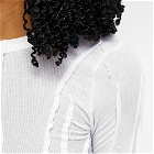 Sami Miro Vintage Women's Long Sleeve Asymmetric T-Shirt in White