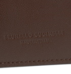 Brunello Cucinelli - Full-Grain Leather Billfold Wallet - Men - Chocolate