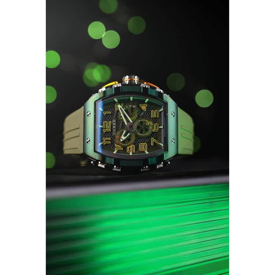 Nubeo Magellan Green Dial Mens Watch NB-6088-05