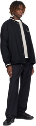 visvim Navy Hobbs Wool Down Bomber Jacket