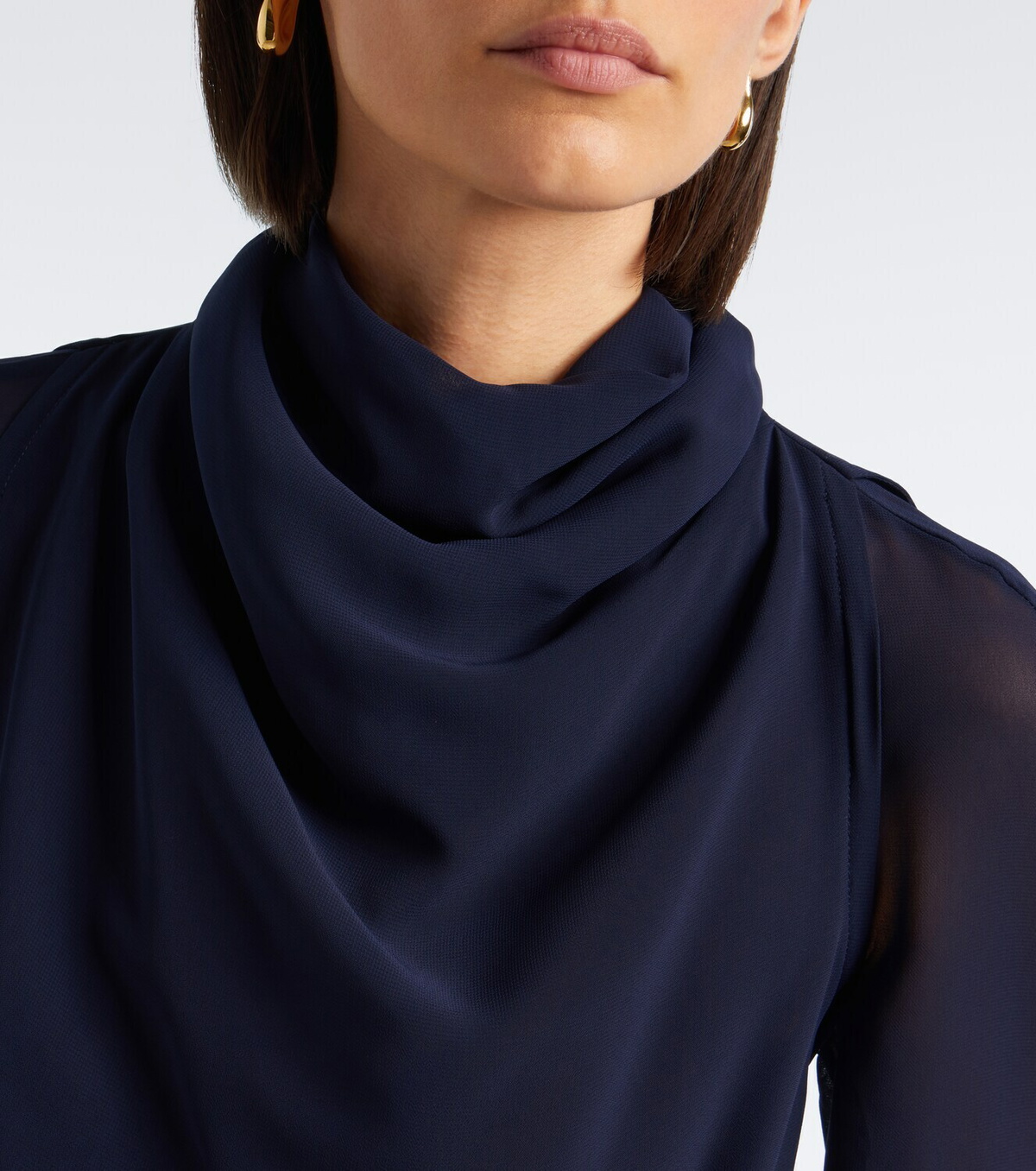 Altuzarra Cara draped blouse