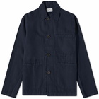 Universal Works Men's Field Jacket in Navy