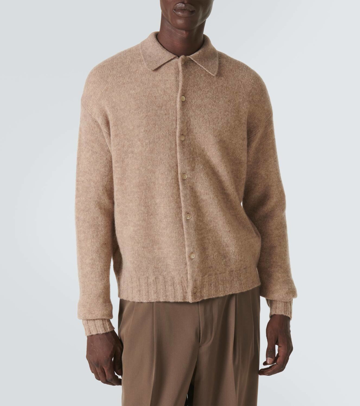 Auralee Wool and cashmere cardigan Auralee