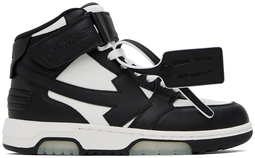 Off-White Black & White Out Of Office Sneakers Off-White