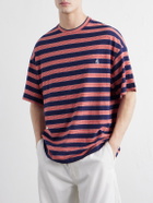 Jil Sander - Striped Cotton-Jersey T-Shirt - Red