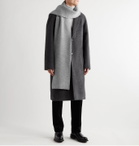 Mr P. - Ribbed Cashmere Scarf - Gray