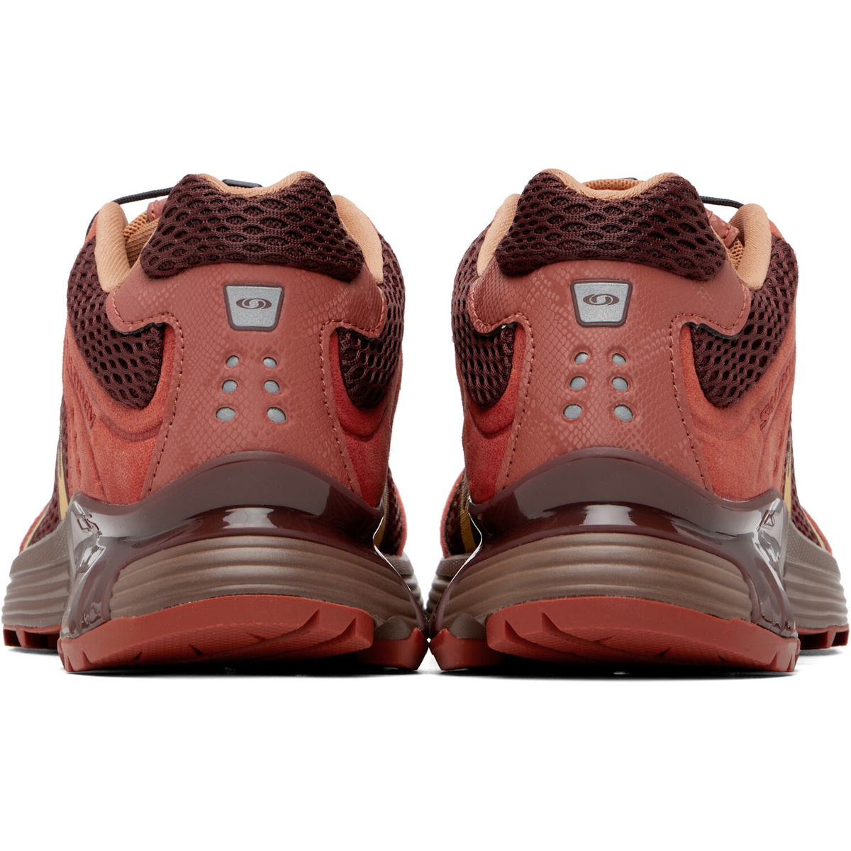 Salomon Brown & Orange XT-Whisper 'Red Ashes' Sneakers