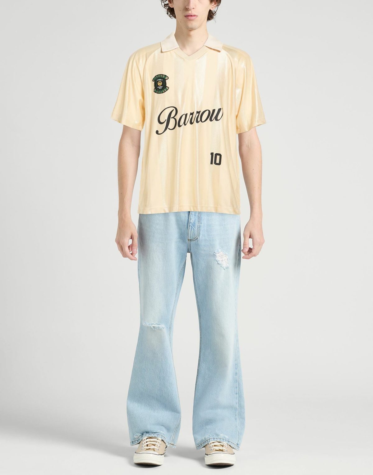 Barrow Mens Polo shirt in Beige