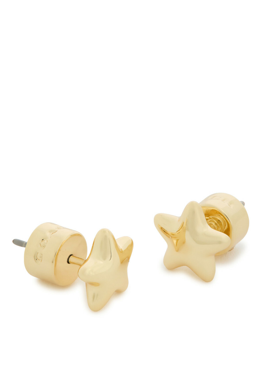 Coach Star Stud Earrings - Gold - One Size